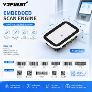 Module de scanner de codes-barres 2D à détection automatique YJFIRST avec objectif grand angle intégré, fixation fixe, <span class=keywords><strong>code</strong></span> <span class=keywords><strong>QR</strong></span>, interface TTL USB, en stock - Product Image 1