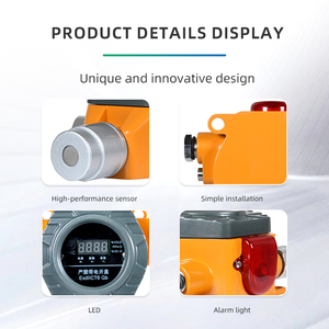 Fixo tipo explosivo gás <span class=keywords><strong>detector</strong></span> LED LCD display gás alarme inflamável CH4 metano gás <span class=keywords><strong>detector</strong></span>