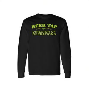Camiseta de manga larga Beer Tap Director Of Operations para amantes de la cerveza - Product Image 2