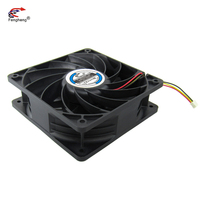 Pas cher 12038 12cm EC Brushless Ventilateur De Refroidissement Ordinateur Cas 0.13A 5000RPM 4Pin WPM 220V DC Lame Matériel En Plastique Restaurant