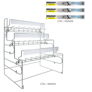 Espositore da appendere/da tavolo per utensili industriali, set completo da 72 pezzi (numero 1) - Product Image 5