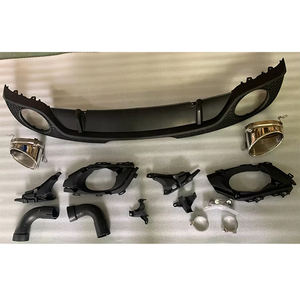 Prix de gros Kit de carrosserie S-line Diffuseur de pare-chocs arrière avec tuyau d'échappement pour Audi TT TTS <span class=keywords><strong>8J</strong></span> à <span class=keywords><strong>TTRS</strong></span> Style 2008-2014 - Product Image 2