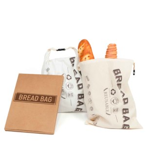 Tùy Chỉnh Tái Sử Dụng Bánh Mì Túi Tủ Đông Bánh Mì Lưu Trữ Túi Tươi Giữ Dây Kéo Tự Chế Bánh Mì Container Với Đôi Lót - Product Image 4