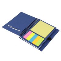 Carnet promotionnel personnalisé avec logo, agenda à points imprimé, stylo, notes adhésives, reliure thermique, formats A4/A5/A6/B4, papier offset PP, couleur personnalisée