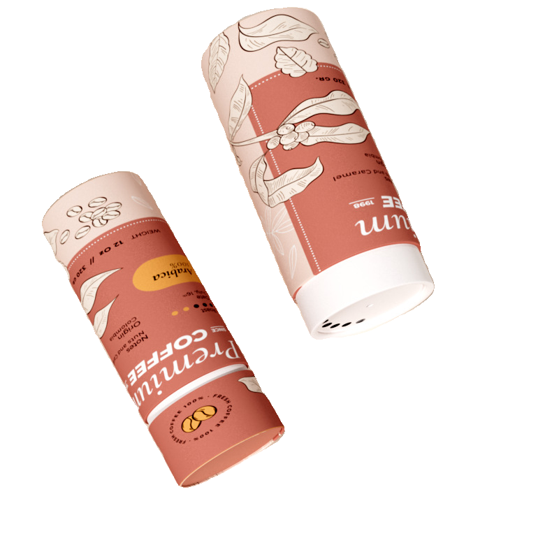 Customized Printing Recyclable Biodegradable Craft Paper Sifter Tube ...