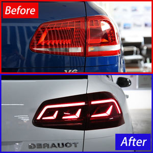 Conjunto de Luces Traseras para <span class=keywords><strong>VW</strong></span> <span class=keywords><strong>Touareg</strong></span> 2011-<span class=keywords><strong>2018</strong></span>, Actualización de Últimos Modelos, Luces Traseras LED con Señal de Giro Dinámica, Accesorios Populares - Product Image 5
