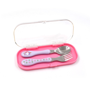 Vaisselle pour <span class=keywords><strong>enfants</strong></span> rose Fourchette pour <span class=keywords><strong>enfants</strong></span> Cuillère Baguettes <span class=keywords><strong>Couverts</strong></span> pour <span class=keywords><strong>enfants</strong></span> avec boîte - Product Image 3