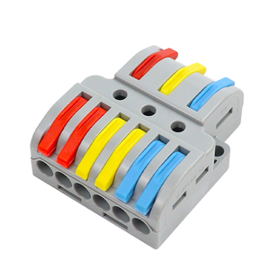 2/3/5/8 lỗ điện khối thiết bị đầu cuối nhanh chóng dây nối mùa xuân đẩy khối thiết bị đầu cuối cho ứng dụng điện trang trí hệ thống dây điện - Product Image 2