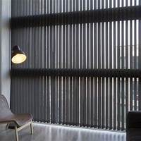 Persianas Verticales para Oficina, Diseño Moderno, Control de Privacidad Ajustable, Opciones de Tela y PVC, Ajuste Personalizado Disponible