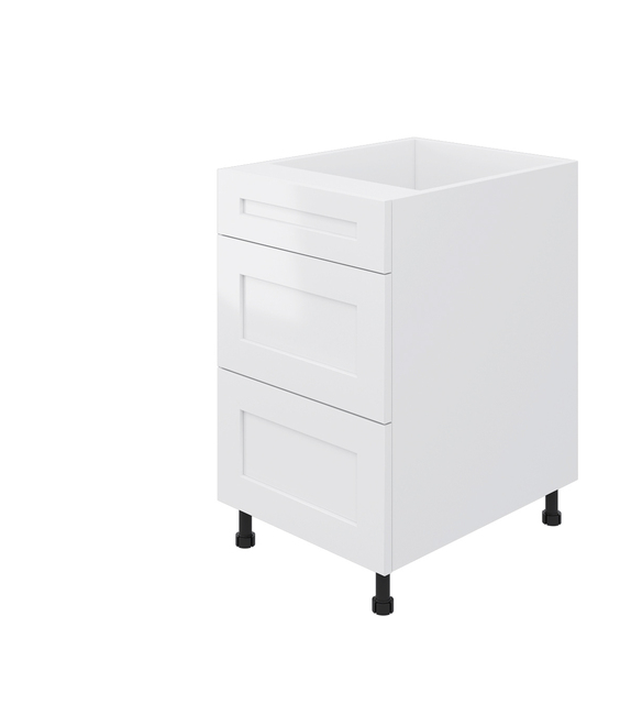 American Standard Ready Assemble Shaker Plywood Furniture 3-drawers Vanity Base Cabinet Modular Kitchen Cabinets Apartment Hinge