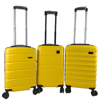 Bagages de voyage tendance de haute qualité Ensemble de sacs à roulettes ABS avec logo personnalisé Ensemble de valises colorées de grande capacité
