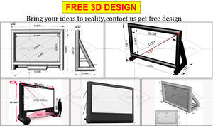 Écran de cinéma gonflable de cinéma en plein air écran de télévision et projecteur - Product Image 6
