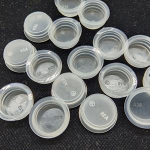 प्लास्टिक खाली बोतलों के लिए रिंग बोतल स्टॉपर के साथ 28 मिमी पारदर्शी प्लास्टिक आंतरिक प्लग - Product Image 3