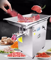 Broyeur à viande électrique robuste pour la transformation de la viande congelée et fraîche, capacité de 300 kg/h