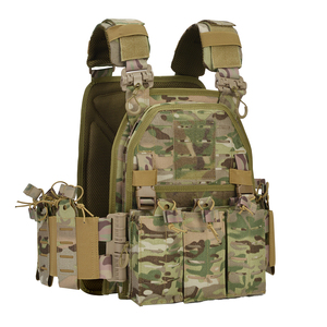 New Arrival 1000D Nylon Tactical Plate Carrier Laser Cut <b>Molle</b> System Quick Release Security Vest - Product Image 3