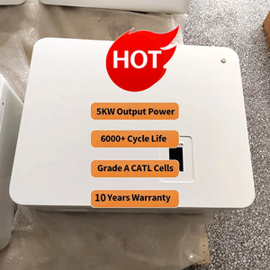 แบตเตอรี่เก็บพลังงานติดผนัง48V LiFePO4 51.2V100ah ได้ลึกแบตเตอรี่ติดผนัง LiFePO4 - Product Image 3