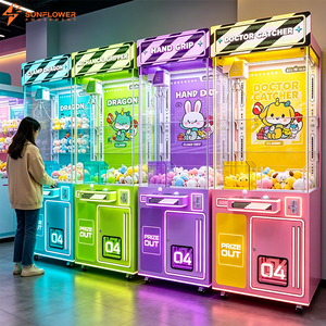 Machine à griffes en matériau transparent pour centre de jeux d'arcade commercial en intérieur, machine à poupées et machines à jouets en peluche, vente en gros pour adultes et enfants - Product Image 4