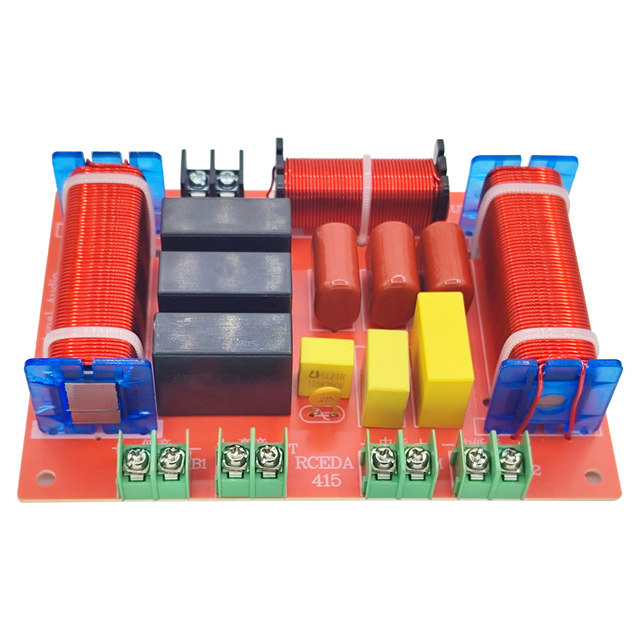 450W Audio Crossover 4 Way for Bass Midrange Treble Midbass Speaker Adjustable Frequency Divider Hifi RCEDA 415