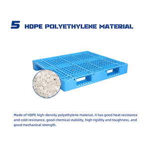 Customized 4 Way Entry Durable Warehouse Storage Plastic <strong>Pallet</strong> With Steel <strong>Bars</strong> - Product Image 5