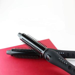 NB lebar elektrik dapat ditarik, sikat pengeriting ionik 33 MM kualitas tinggi panas termal bulu rambut LED temperatur - Product Image 1