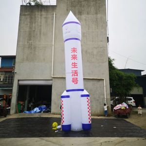 Fusée spatiale gonflable de décoration <span class=keywords><strong>scientifique</strong></span> de grande <span class=keywords><strong>activité</strong></span> extérieure personnalisée - Product Image 5
