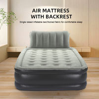Matelas pneumatique à remplissage rapide portable King Size avec pompe automatique Lit gonflable pliable pour couple