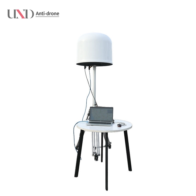 UND 800-1500m TDOA+AOA Outdoor Range Fixed Drone Detector 100MHz-6GHz Band Durable Safety Protection System 24/7 Operation 4-6s