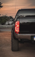 Feu arrière LED Autolamp pour Toyota Hilux Vigo 2005-2014, nouveau, lentille rouge, avec clignotant, feux stop arrière