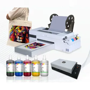 Greencolor A3 A4 L1800 DTF printer transfer panas cetak dengan pet film