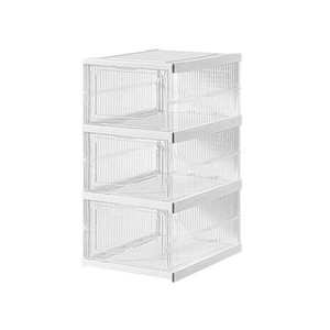 Transparent Multi Layer Shoe <b>Storage</b> Box Dustproof <b>Plastic</b> Shoe Organizer Standing Type Home Bedroom Use - Product Image 4