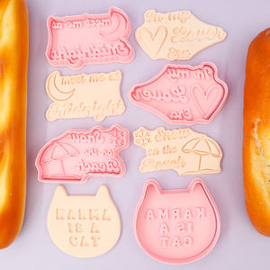 Série romantique en plastique Biscuit moule <span class=keywords><strong>emporte</strong></span>-pièces plage 3D dessin animé personnalisé écologique bricolage argile Animation imprimé Biscuit - Product Image 2
