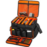 Sac de rangement suspendu en tissu Oxford avec fermeture éclair, multi-usage, portable, pour équipement audio DJ et musiciens, idéal pour les voyages en extérieur