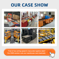 Système logistique DWS dynamique personnalisé, compatible avec la pesée dimensionnelle, prenant en charge diverses tailles de colis, de petites enveloppes à grands cartons