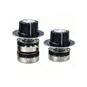 1 pièce Potentiomètre rotatif conique à axe rond en carbone WTH118 2W 3 broches 6 broches 1A 100R 220R 470R 1K 2.2K 4.7K 10K 22K 47K 100K 470K 1M - Product Image 1