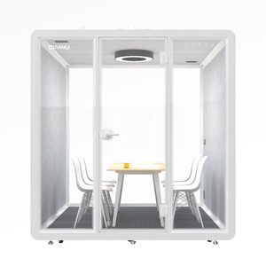Quite Space <strong>Soundproof</strong> Capsule 4 Person Meeting Pod <strong>Portable</strong> <strong>Soundproof</strong> <strong>Room</strong> for Medical CE ODM - Product Image 2