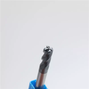HRC45 4 cannelures coin rayon fraise en bout carbure de tungstène revêtement noir CNC fraise pour acier aluminium alliage de <span class=keywords><strong>cuivre</strong></span> moule - Product Image 6