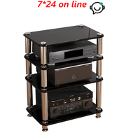 Amplificateur HIFI absorbant les chocs en verre trempé DK-01, armoire TV KTV, Audio, support à ongles de pied, support d'amplificateur de puissance, équipement AV
