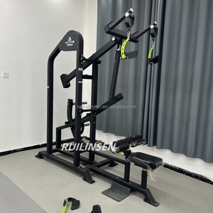 Máquina de Polea Alta Profesional RLS Fitness para Gimnasio de Uso Comercial con Trayectoria de Movimiento Cinemática y Asiento Ajustable - Product Image 2