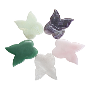 Herramienta Gus Sha con forma de mariposa de Aventurina <span class=keywords><strong>verde</strong></span> natural Logotipo personalizado Masajeador facial Guasha Cuidado DE LA PIEL <span class=keywords><strong>Cuarzo</strong></span> Rosa Herramienta facial Gua Sha - Product Image 1