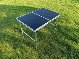 Tavolo da <span class=keywords><strong>Campeggio</strong></span> Pieghevole in <span class=keywords><strong>Alluminio</strong></span> Moderno per Esterni con Regolazione Altezza 35cm/70cm per Cucina e Picnic - Product Image 4