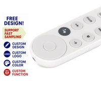 Nuevo Control Remoto Inteligente 2026 para Google TV Streamer, 13 Teclas, Blanco, Batería AAA, Código de Aprendizaje 433mhz, con Botones de Netflix y YouTube
