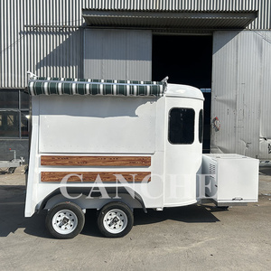Nouveau modèle de camion de nourriture mobile | Remorque de restauration en acier inoxydable, support de café et chariot à beignets à vendre | Remorque de vente de hot-dogs - Product Image 1