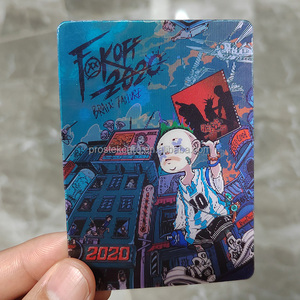 Cartes d'animation lenticulaire 3D personnalisées de haute qualité avec effet de mouvement et carte interchangeable - Product Image 3