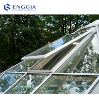Firely Aluminium Profilé Auvent Top Hung Fenêtre de Cadres Photo Double Vitrage Fenêtre pour Mobile Home Award Top Hung Window