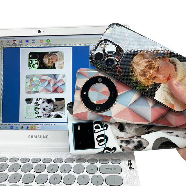 3D Carbon Fiber Sticker Phone Protective Sheet Hydrogel Film Mobile Phone Skin Stickers for Cutting Machine