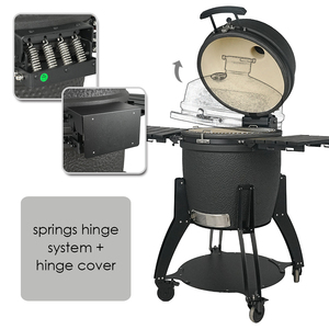 SEB Offre Spéciale Grilles de <span class=keywords><strong>barbecue</strong></span> en céramique noire de 22 pouces Kamado Joe Big <span class=keywords><strong>Egg</strong></span> Grill à charbon Kamado Large <span class=keywords><strong>Egg</strong></span> Grill <span class=keywords><strong>Barbecue</strong></span> - Product Image 5