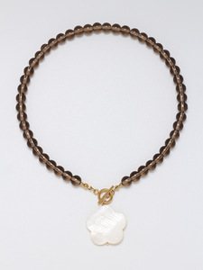 Collana con Nodo in Pietra di Quarzo Naturale Zooying per Donne, Gioielli Autunno Inverno, <span class=keywords><strong>Collane</strong></span> in Pietra di Tendenza - Product Image 4