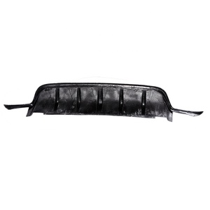 BFB <span class=keywords><strong>Cayenne</strong></span> 958 – Lame de pare-chocs arrière et diffuseur en fibre de carbone, style ajouré, noir carbone, installation avec ruban 3M pour 2014-2017 - Product Image 3