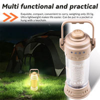 Linterna para tienda de campaña con gancho, luz portátil para ambiente de campamento, luz múltiple para camping
