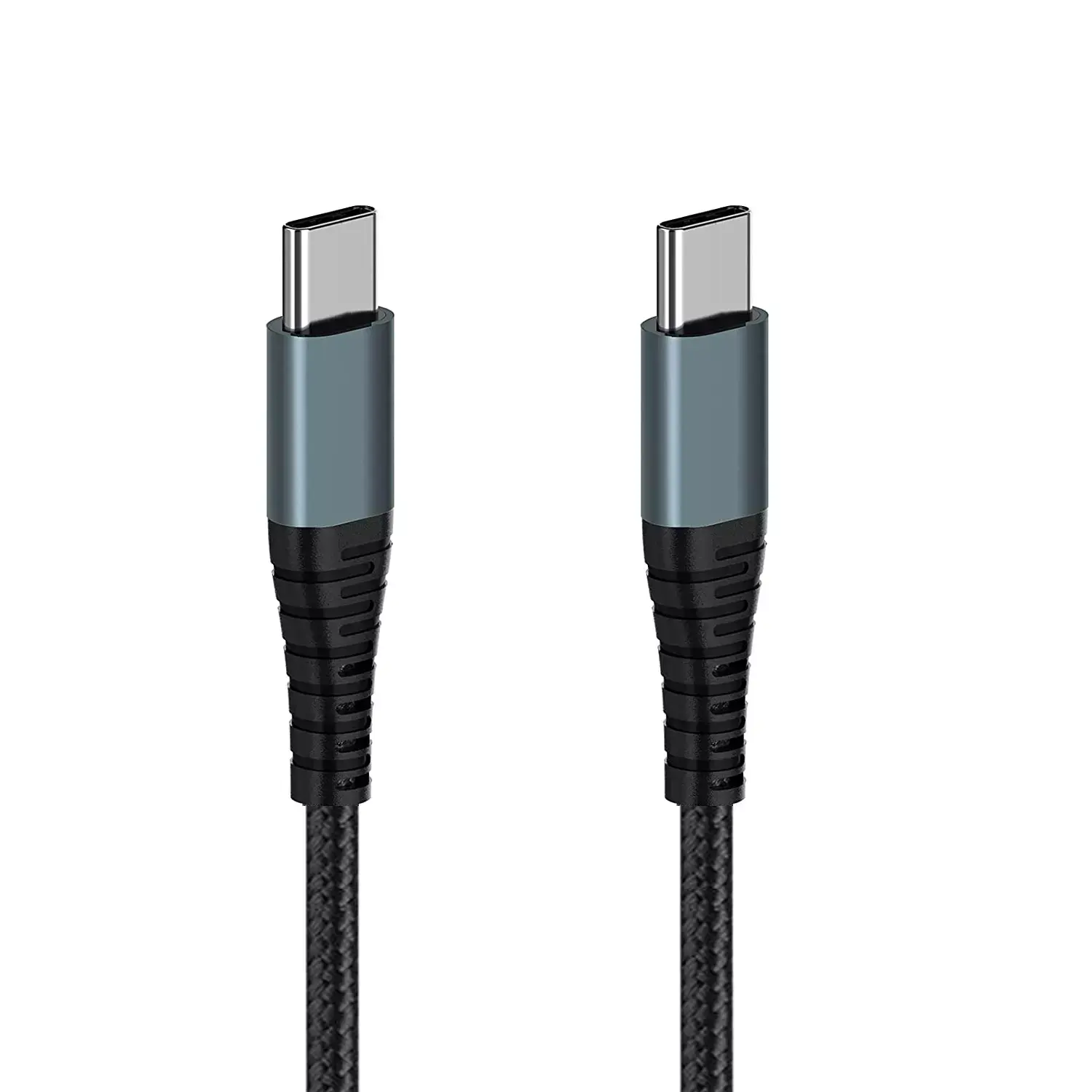For Samsung Xiaomi MacBook IPad Free Sample 100W USB Type C Cable 2m 5A Fast Charging Nylon Braided Cord Cable